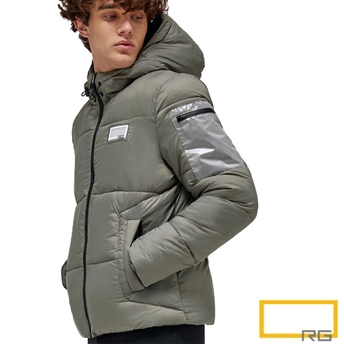 [RGITALY] Nylon Quilted Hooded Puffer Jacket 남성 패딩점퍼 재킷